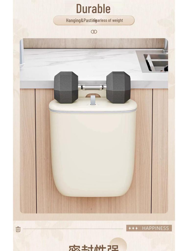Wandmontierter Cartoon-Mülleimer mit Deckel für Badezimmer, Küche, Schlafzimmer oder Wohnzimmer