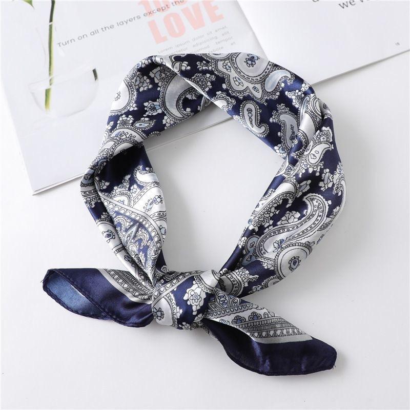 Small square scarf silk scarf men's neck protection scarf professional wear with shirt thin scarf 70x70 scarf
