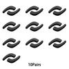 10 Pairs Per Set Silicone Eyeglasses Ear Hooks Elastic Non-Slip Eyewear Ear Grips High Quality Soft Glasses Retainers Set