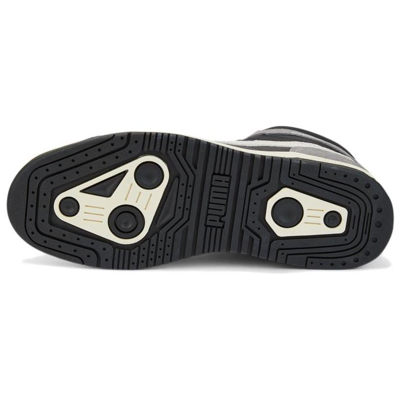 Puma Slipstream Mid Heritage Comfortable Versatile Shock Absorbing Durable High-Top Sneakers Unisex Sneakers Black Gray 386545-04