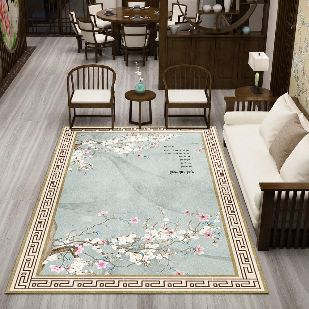 New Chinese Style Carpets for Living Room Lounge Rug Entrance Door Mat Bedroom Carpet Coffee Tables Mat Area Rug Large Washable