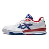 Asics Gel-Spotlyte Low Og Synthetisches Leder Low-Top Retro Basketballschuhe Unisex Sneaker Weiß Blau 1203A232-100