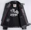 CNPLOPANSS Genuine Leather Motorcycle Sheepskin Cowhide Leather Rider Business Solid Cold Weather Plus Size Men's Jacket, Jacket, Jacket, Leather,