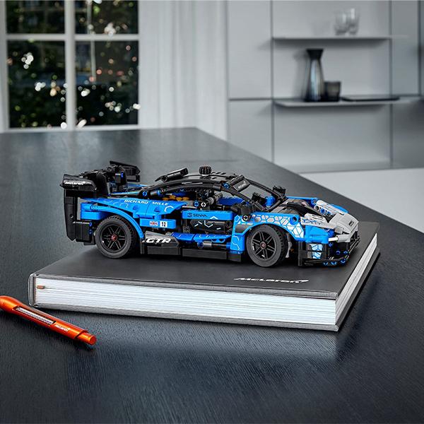 LEGO Technology Mechanical Set McLaren Sena GTR Racing, Sports Car Hobby Model Building Blocks 830 42123