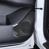 Schwarzer Edelstahl Schwarze Auto-Lautsprecherabdeckung Auto-Subwoofer-Gitter Netz Zubehör für Hyundai Santa Fe MX5 2026 2026