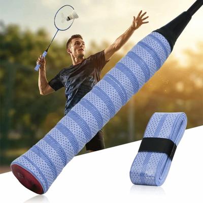 Perforated Racket Overgrip Sticky Sports Handle Grip  Badminton Tennis Racket Fishing