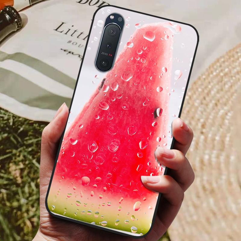 Für Sony Xperia 5 II Hülle Silikon Rückseite Handyhülle für Sony Xperia 5 II Hüllen Xperia1 III L4 Weiche Bumper Coque Cool Fundas