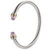 Popular Steel Wire Rope Collar Bracelet Adjustable Personalized Hip-hop Jewelry Europe and America Chic Bangle For Women KOFSAC