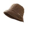 New Pleated Chain Casual Cloth Hat Bucket Hat Spring and Autumn Outdoor Hat Windproof Sunshade Bucket Hat Versatile