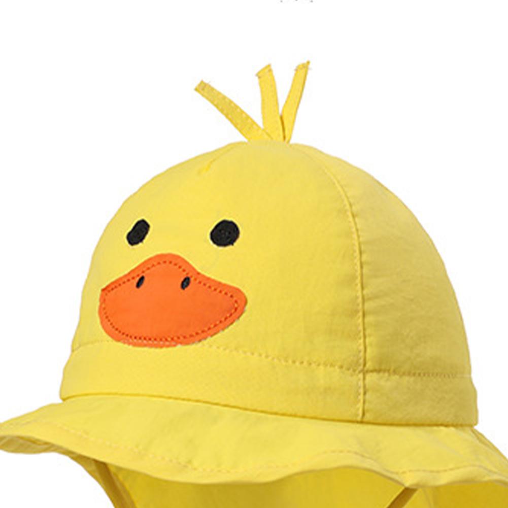 Kinder-Sonnenhut Niedliches Cartoon-Tier Sonnenschutz Nackenschutz Schal Mütze Für Strand Angeln