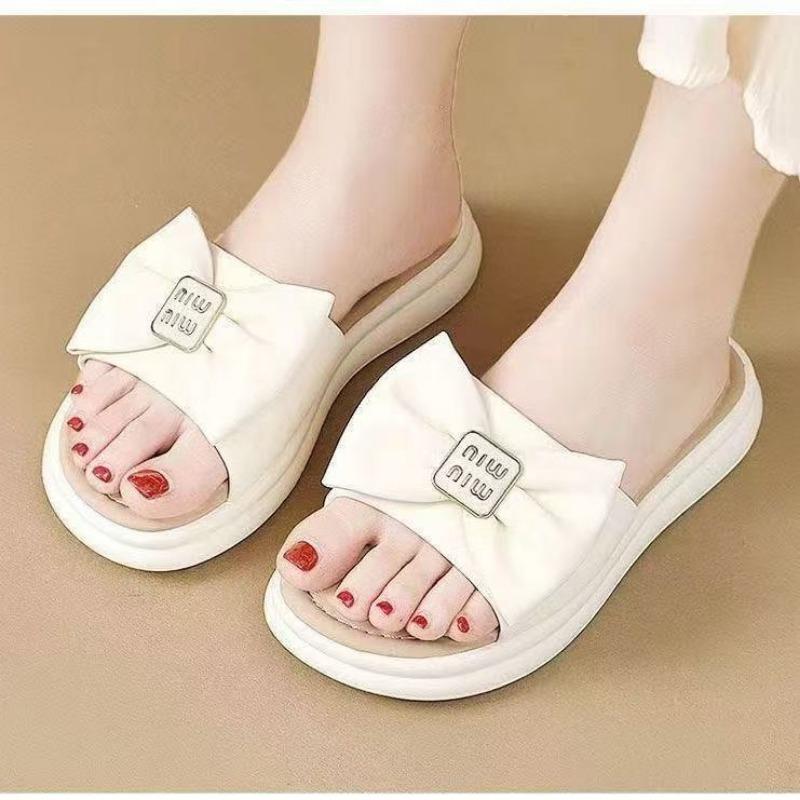 New fashionable high-end slippers muffin bottom office shoes drag platform sandals women wear platform slippers women