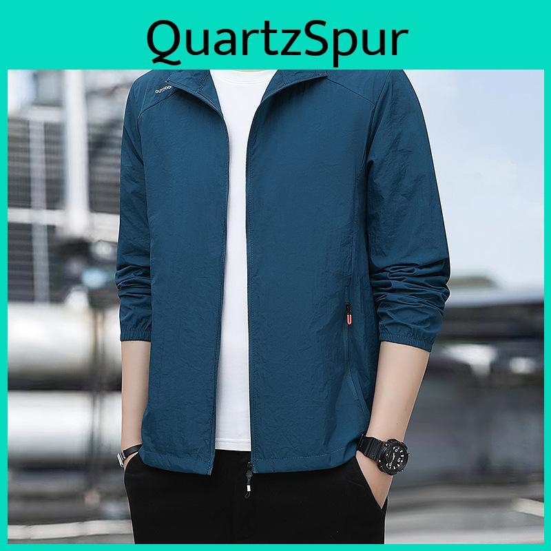 Outdoor Breathable Antiultraviolet Jacket Mens Quickdrying Thin Sportswear Summer Outdoor Ice Silk Fishing Jacket Sunscreen Jacket
