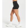 Gymshark Bezešvé šortky na každý den černé B6a8m Bb2j
