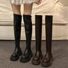 Over-knee boots women's thick-soled heightening women's boots 2025 new winter tall knight boots small boots women's tide
