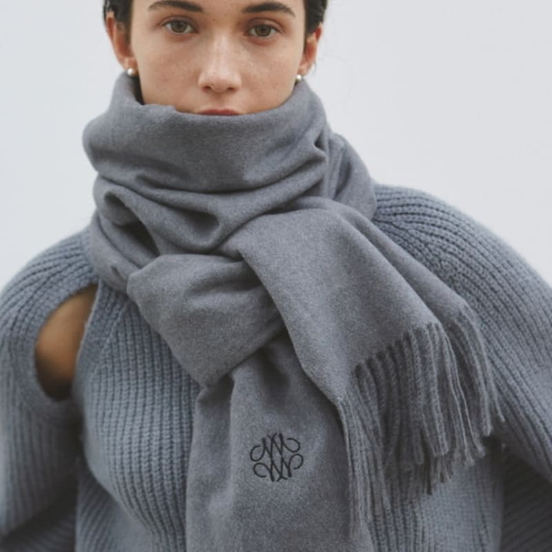 NICK&NICOLE NICOLE PREMIUM MUFFLER_CREAM