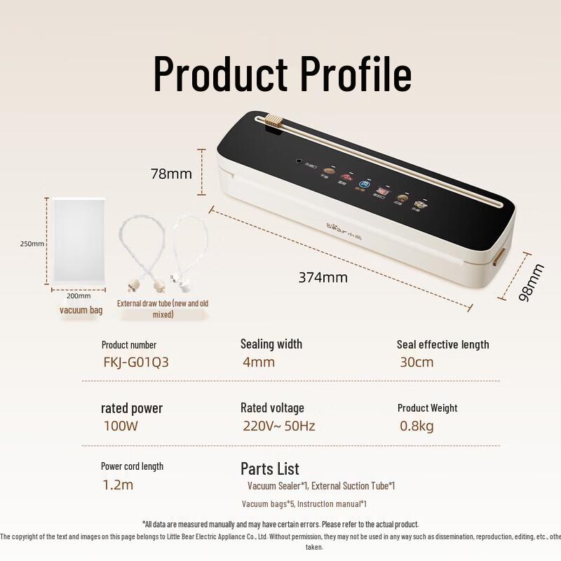 BEAR Automatische Vakuumiermaschine