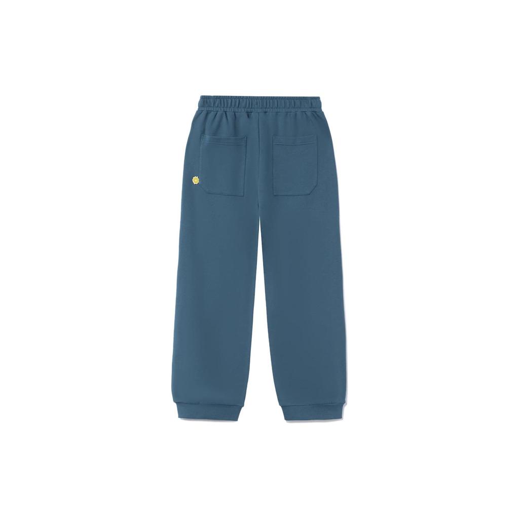 Li Ning Sports Fashion Series Solid Color Loose Fit Cuffed Knit Joggers Men Joggers Green AKLRF11-2