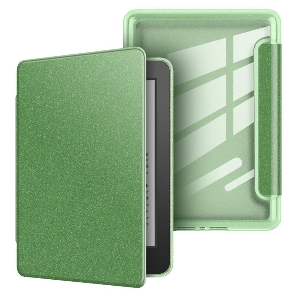 

Auto Wake/Sleep Protective Case Magnetic Glitter Powder Acrylic Back Cover Wear Resistant for Kindle 2026/2026 11th Generation