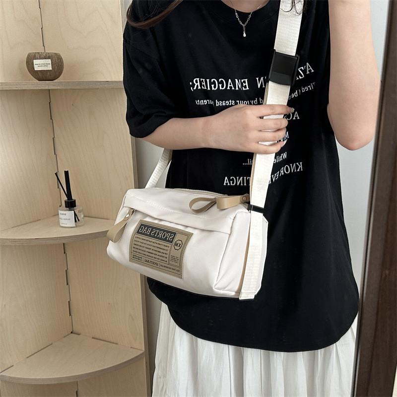 Stylish Oxford Fabric Pillow Bag For Women In Black Blue Green Orange White For Everyday Use