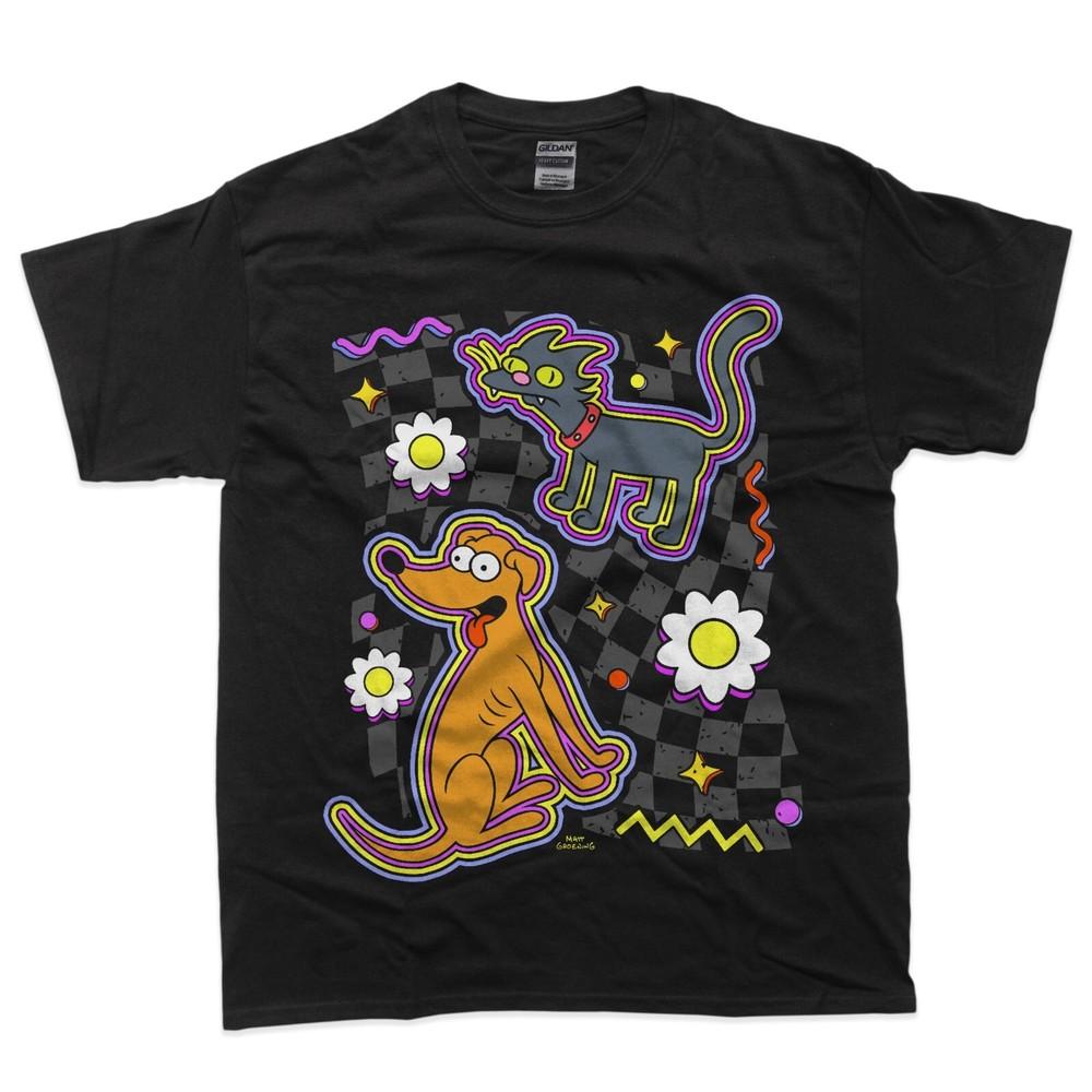 

The Simpsons Snowball and Santa s Little Helper Retro T-Shirt XL