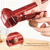 Heavy Duty Nut Cracker Aluminum Alloy Sheller for Walnuts Hazelnuts Pecans Non-Slip Ergonomic Handle Chestnut Cracker Tool