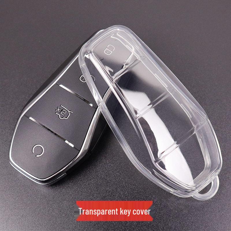 Ultra-Thin Key Case for BYD Models: Dolphin, Qin Plus, Yuan, Song Pro, Seagull, Leopard, Tang, Han, Frigate, Destroyer