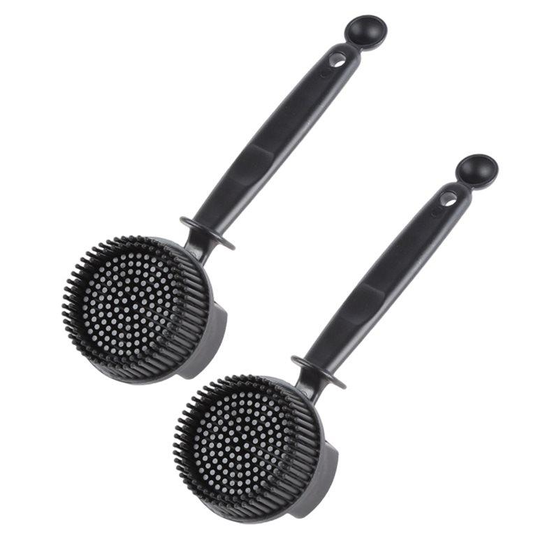 A25F-Silicone Cleaning Brush Tool 51Mm Espresso Machine Cleaning Brush Tool Bristle Tools