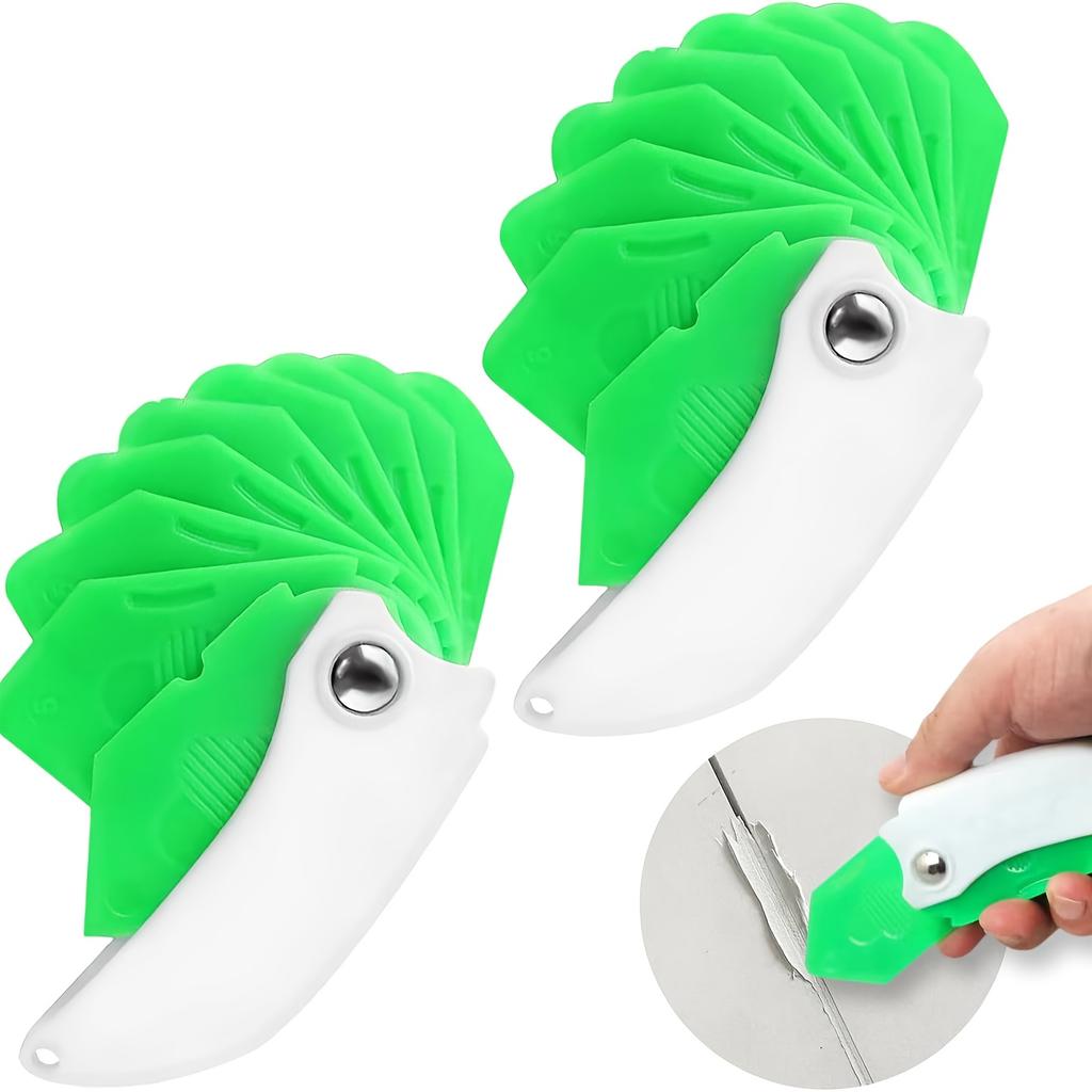 1 Set 9-in-1 Silikon-Fugenwerkzeug-Set - Multifunktionaler Dichtstoffschaber und Fugenspachtel für Küche, Bad, Fenster - Leicht zu reinigen