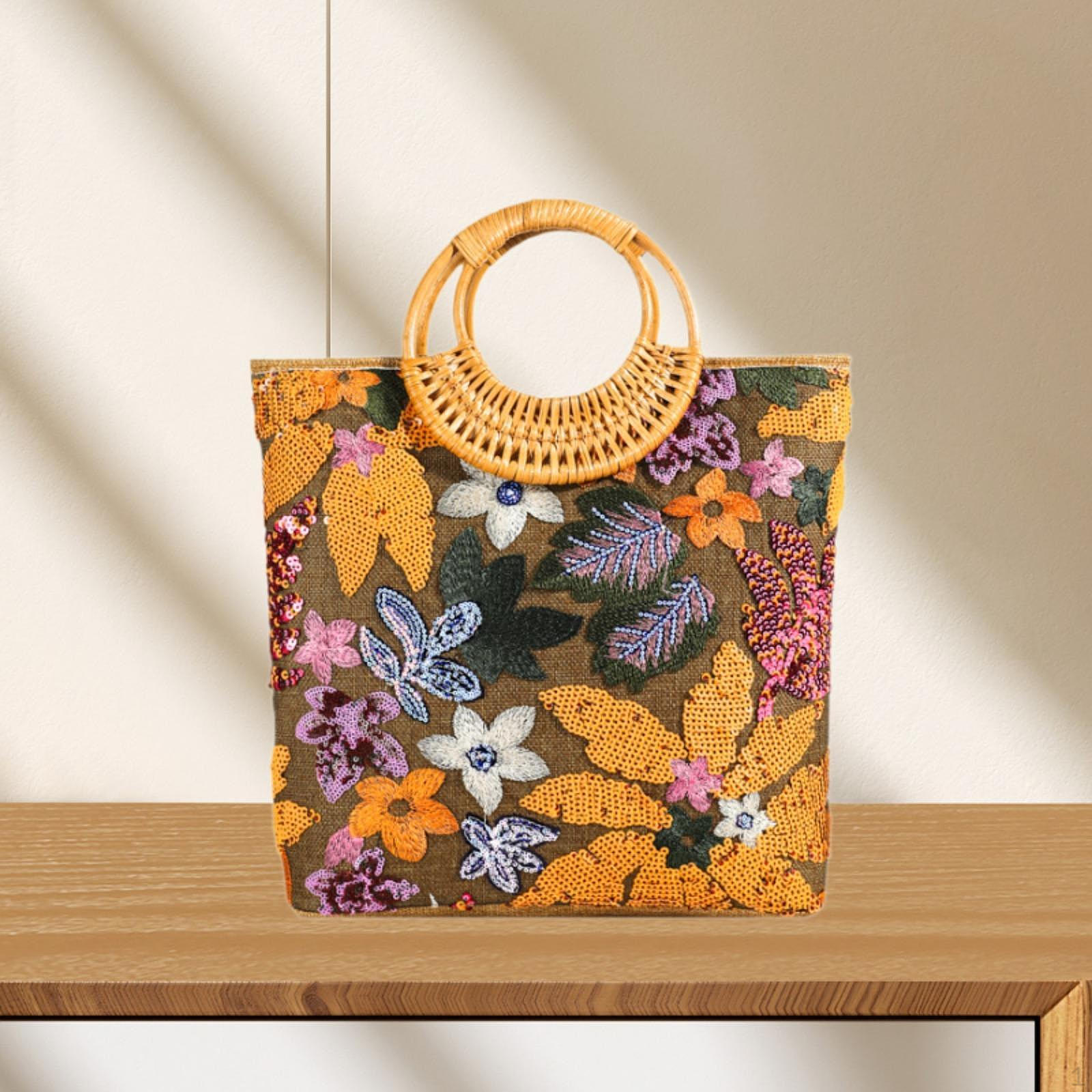 

Женская сумка-тоут Повседневная Подарочная Расшитая Пайетками для Свадьбы Досуг Повседневная оранжевый