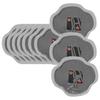 10 Pieces 115mm Car Natural Rubber Tire Repair Patch Cold Tubeless