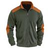 Men's Vintage Corduroy Casual Jacket - Stand Collar Zippered Colorblock Loose-Fit Baseball Jacket