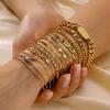 Stacked Chain Stainless Steel Thin Bracelet Devil'S Eye Jewelry 18K Gold Personalized Simple Accessories 0