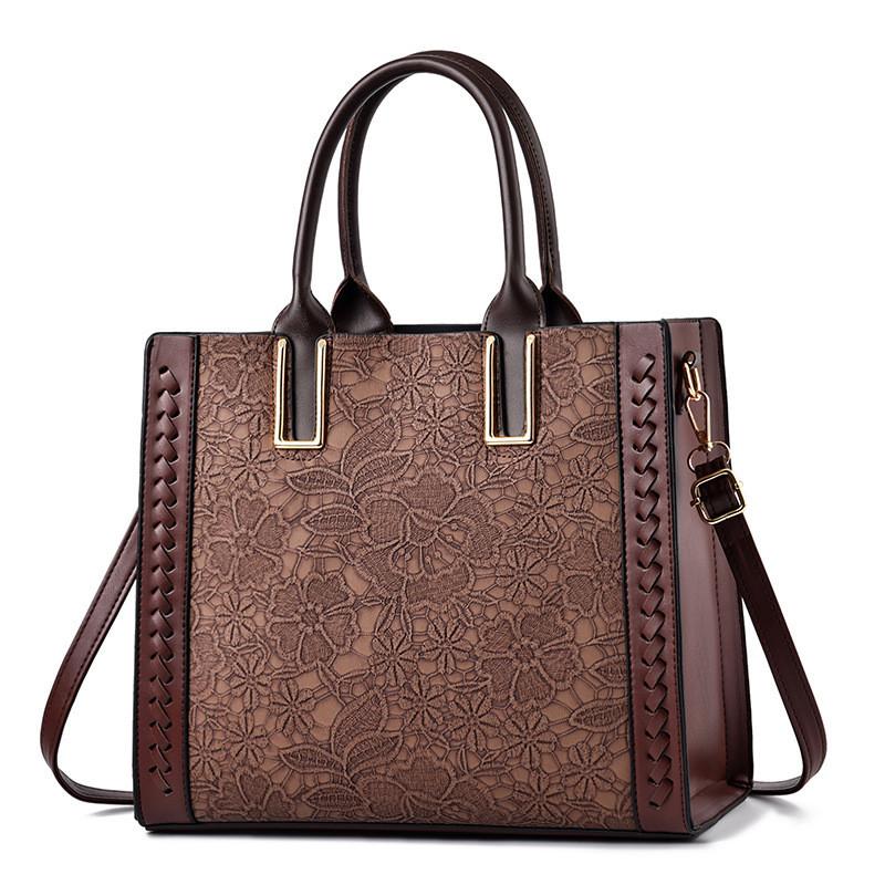 Stylish Middle-aged Mom Crossbody Bag 2023 New Simple Minimalist Soft Shoulder Bag