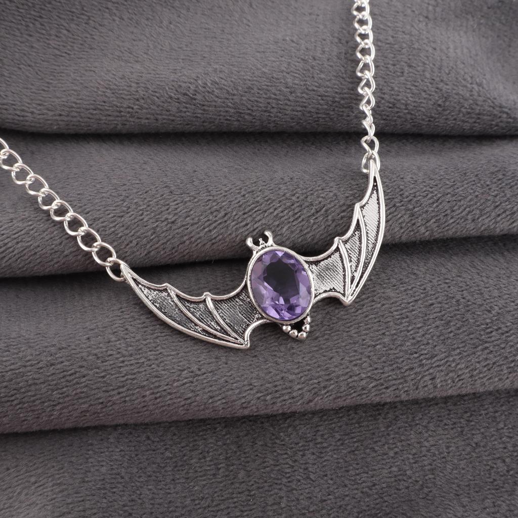 Iolite Gemstone Jewelry, 925 Solid Sterling Silver Pendant, Handmade Awesome Jewelry Gift For Mother, Spiritual Pendant For Gift