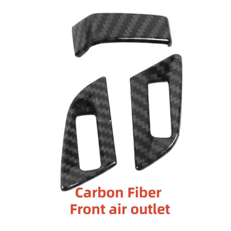 Car Stickers Front Air Outlet For Peugeot 4008 5008     2024 Silver ABS Plastic Cars Decoration Accessories
