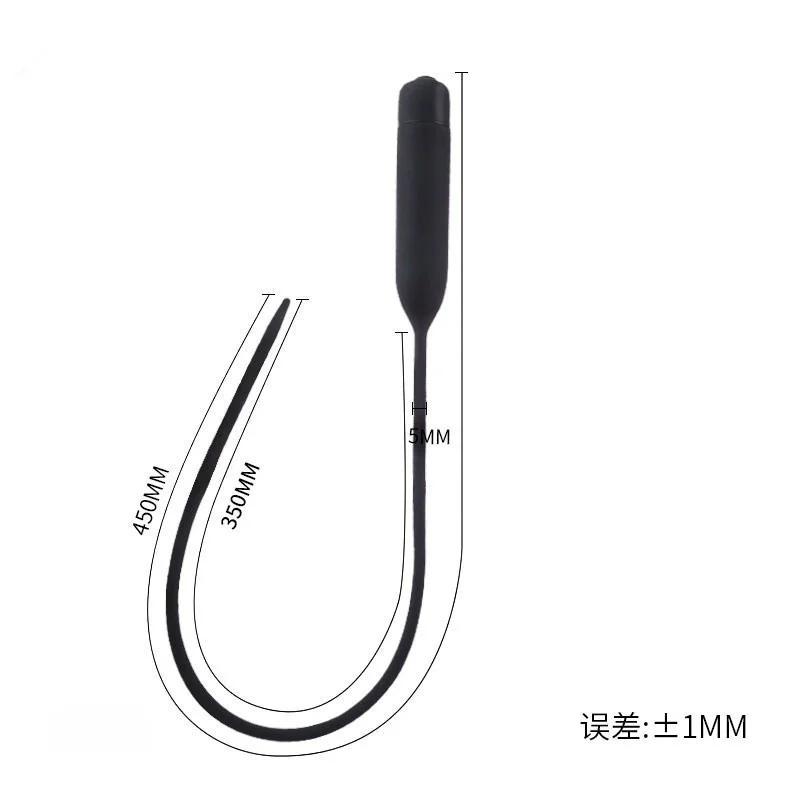 10 Frequency Urethral Vibrator Catheter Penis Plug Sex Toy for Men Vibrating Urethral Plug Penis Insertion Urethra Sound Dilator