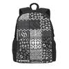 Patchwork Print Backpack Animal Stripes Workout Backpacks Women Colorful Durable High School Bags Fun Rucksack