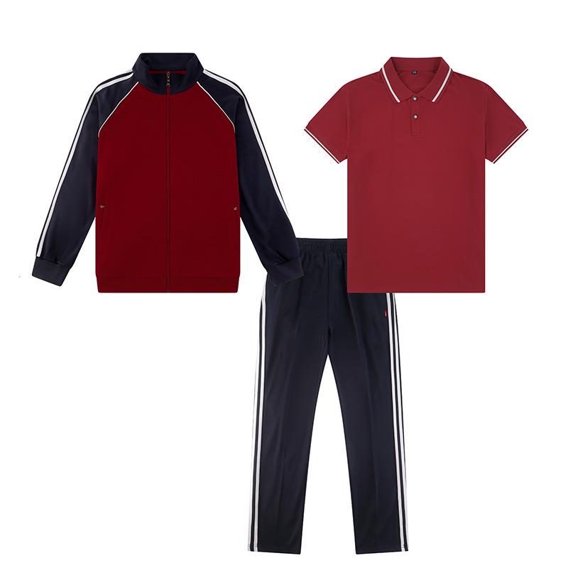 Middle School Academy-Style Three-Piece Sports Uniform