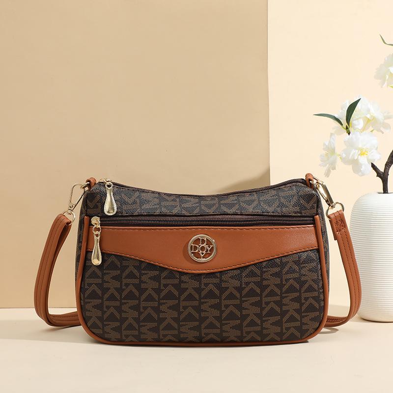 Women's Bag New Fashionable and Versatile High-end Single Shoulder Oblique Span Bag Small Square Bag
