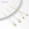18K Gold Plated Flowers Head Pins For Jewelry,Brass Pins For Jewelry Making,Supplies For Jewelry,DIY Earrings Making Accessories