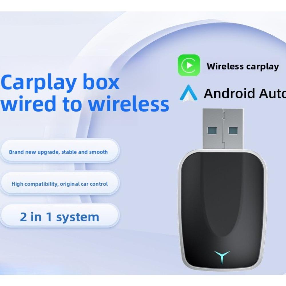 

Wireless Carplay Box Short Plug and Play Convert Wired to Wireless Carplay for iPhone Android Auto