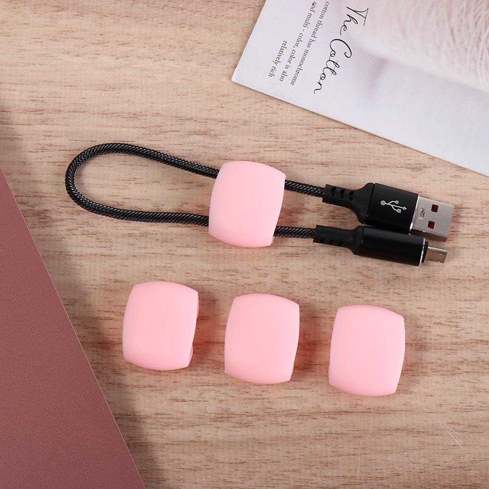 5pcs Cable Management Cable Organizer Arrangement Buckle Cord Clip Wire Winder  Office Desktop
