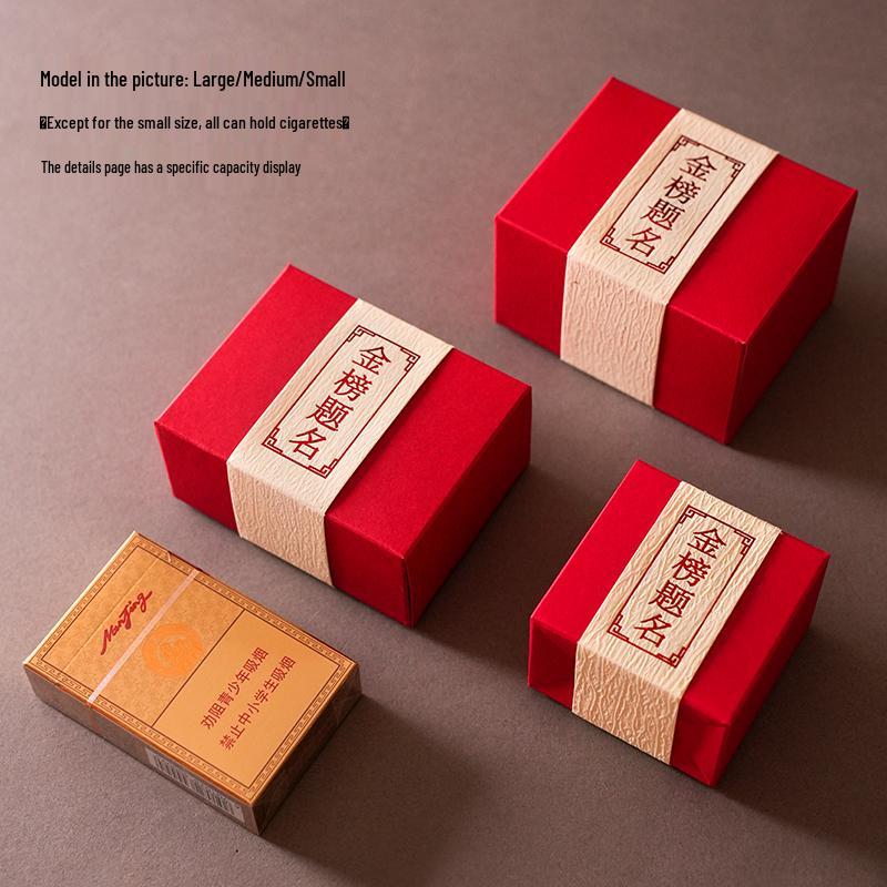 Chinese Style Gift Box for Weddings, Graduations, and Teacher Appreciation - Top Scorer Candy Box Chinese Red - Small [10 pcs]
