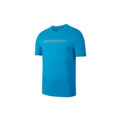 23 Engineered Dri-Fit Hızlı Kuruyan Günlük Spor Kısa Kollu Tişört Erkek Üstler Mavi CJ6205-446