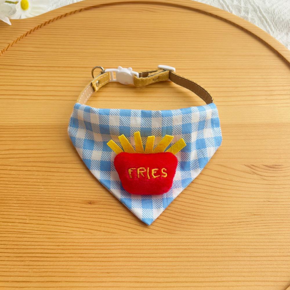 Cute Pet Triangle Bib Adjustable Cat Cartoon Bib Fashion Pet Water Scarf Cat