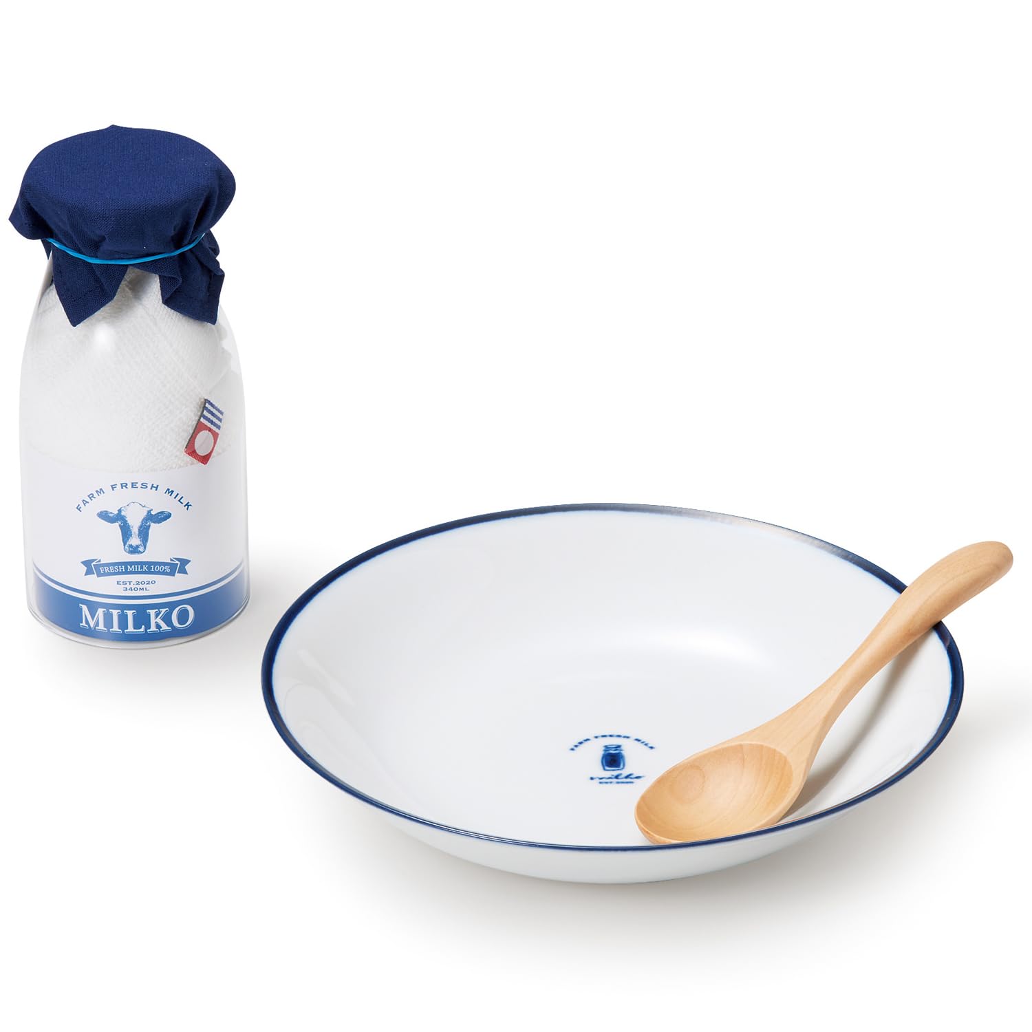 

Сладкий дуэт Милый фермерский утренний набор Имабари Подарочный набор (Тарелки, Стаканы, Подставки, Полотенца, Ложки) - MK-1809 белый