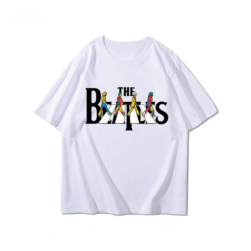 Pánské/dámské tričko s krátkým rukávem Letní Evropské Americké Rockový Trend Značkové Volné Trička Bavlněná Trička Topy