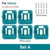 5 Pack Battery Storage Rack for Makita 14.4V 18V Li-ion Battery Tools Machine Holder Storage Rack Wall Mount Bracket Fixing