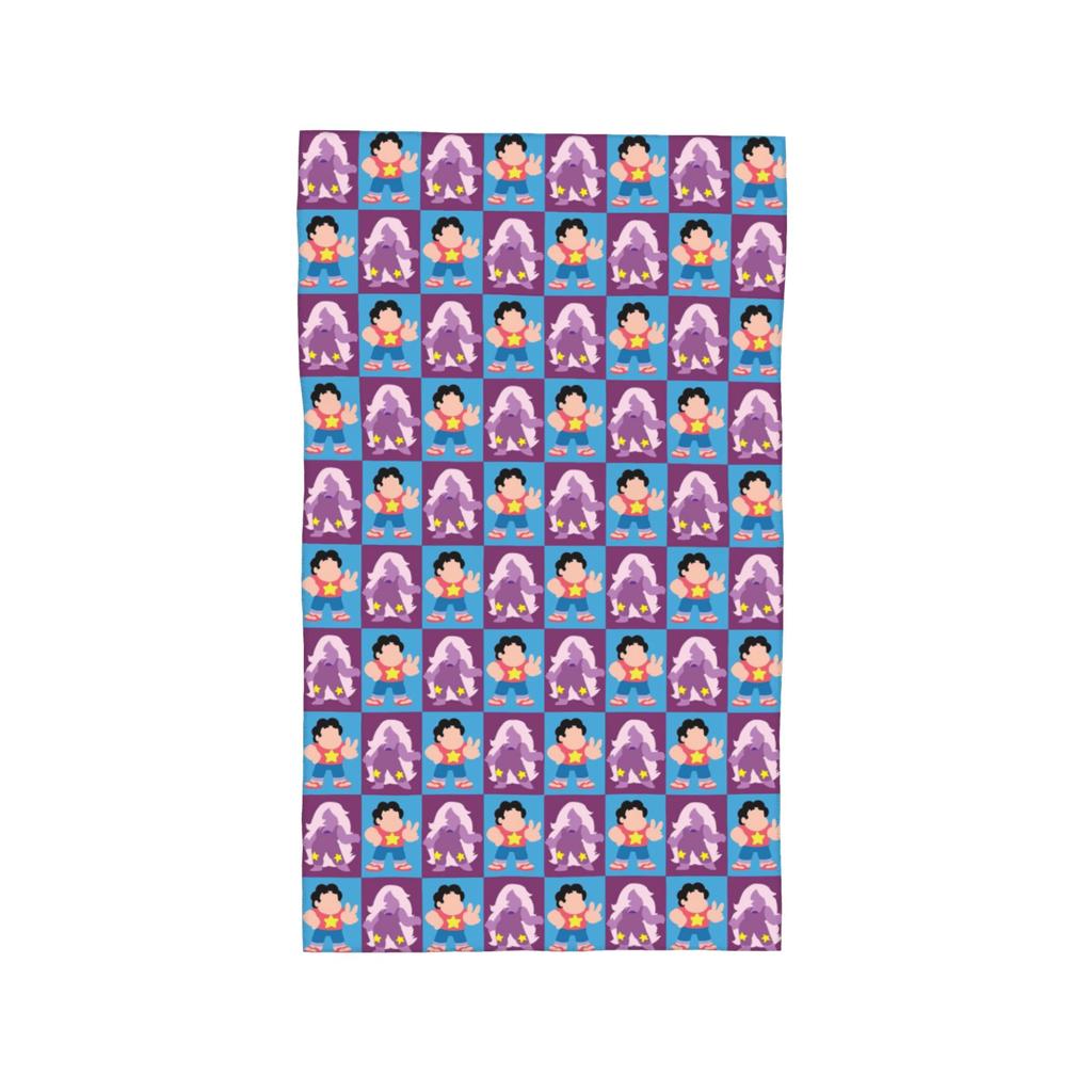 Steven Universe - Steven and Amethyst Soft Face Towel Quick Dry Pool Bath Cotton Towels Absorbent Quick