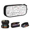 Mathematics Formulas Numbers Pencil Cases for Student Gifts Pen Box Pencil Bag Large Storage Pencil Pouch